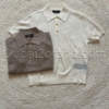Loro Piana Knit Polo Top WT-7820 – Taupe