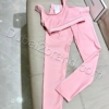 Alo Women's Two-Piece Activewear Set TS-9286 – pink
