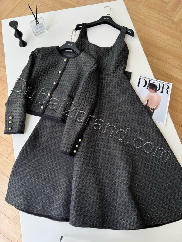 Dior Women's Dress Set DR-7428 – black