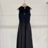 Chanel Sleeveless Midi Dress DR-1001 – black