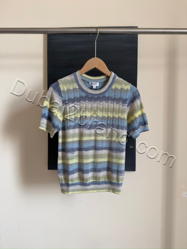 Chanel Women's Knit Top WT-1001 - blue