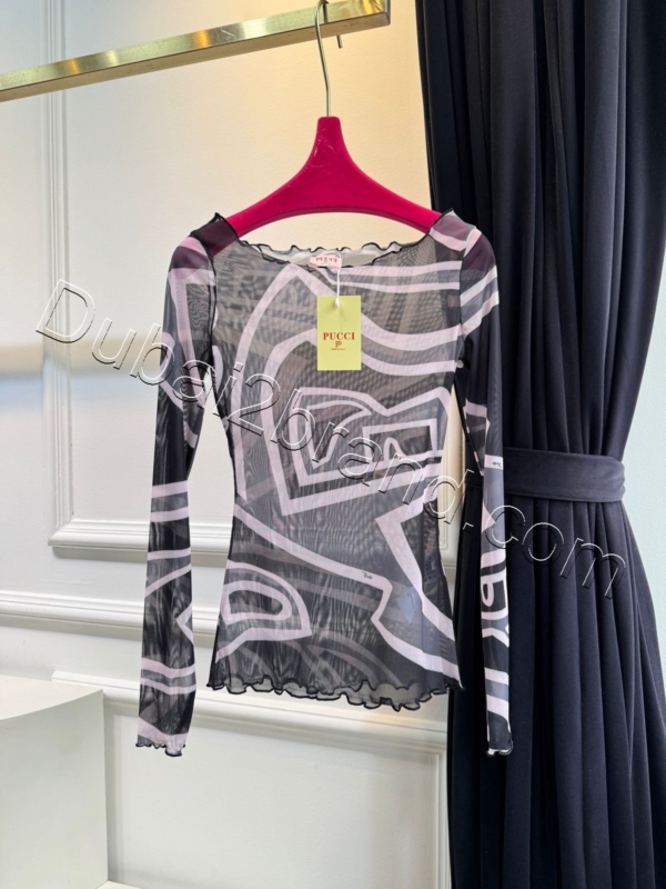 Emilio Pucci Women's Top WT-1002 – black