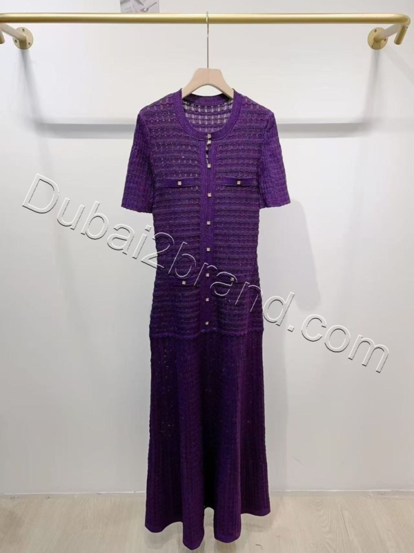 Chanel Women's Dress DR-6814 – Purple