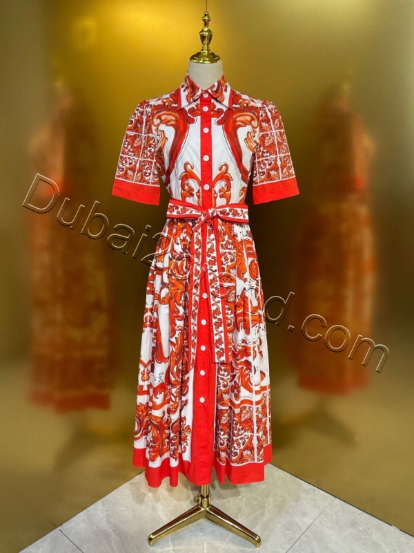Dolce & Gabbana Women's Shirt Dress DR-8421