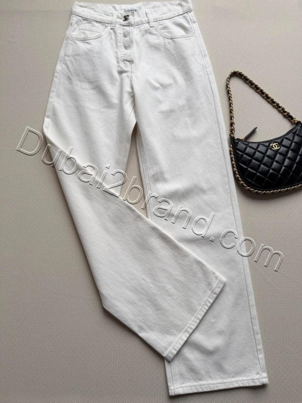Chanel Women's Jeans WT-1001 – white