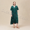 Hermès Women's Dress DR-7822 – Turquoise Print Accents