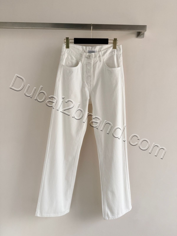 Chanel Women's Jeans WT-1001 – white