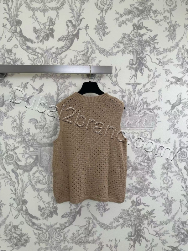 Chanel Knit Vest SW-8132 – Premium Super Master Quality - Beige