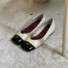 Chanel Ballet Flats LF-001 – white-Black