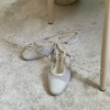 Chanel Slingback Flat Shoes SN-1001 - white