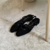 Chanel Slingback Flat Shoes SN-1001 - black