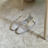 Chanel Slingback Flat Shoes SN-1001 - white