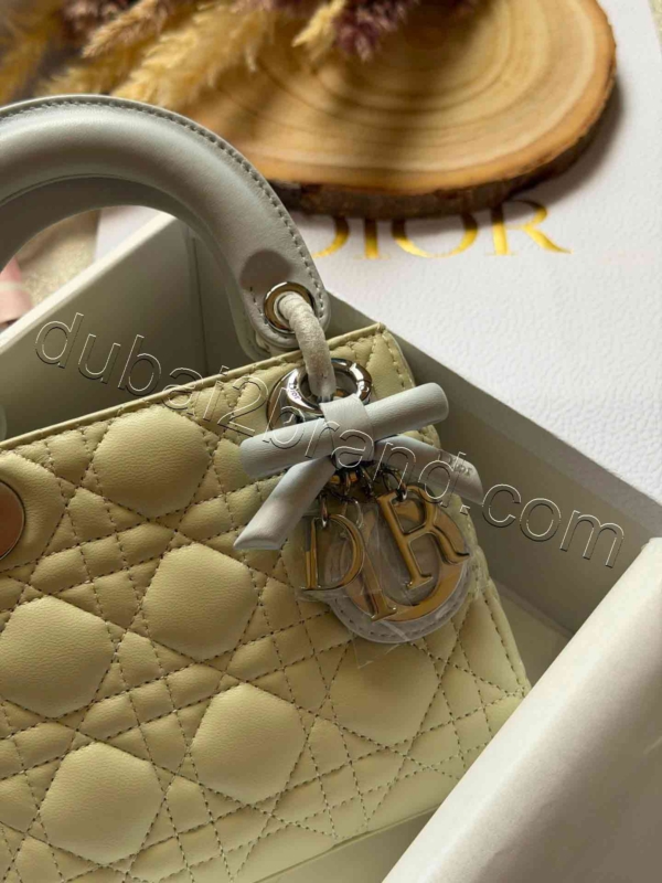 Dior Lady Dior Mini Bag LB - Cream