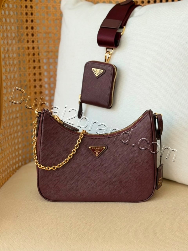 Prada Shoulder Bag SB-7828 – Beige