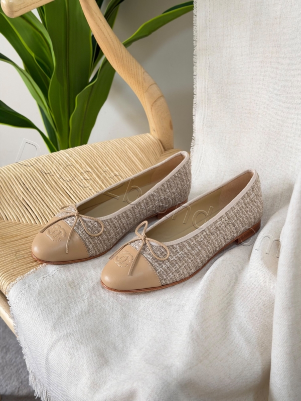 Chanel Ballet Flats SN-1847 – Beige
