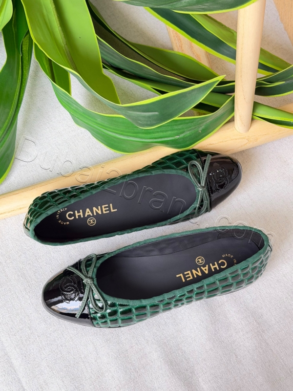Chanel Ballet Flats BT-7826 – green