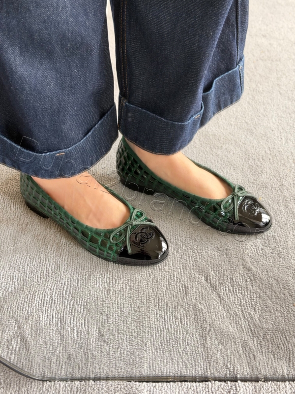 Chanel Ballet Flats BT-7826 – green