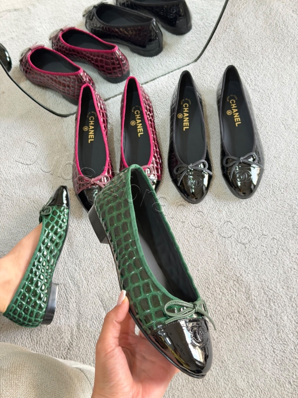 Chanel Ballet Flats BT-7826 – green
