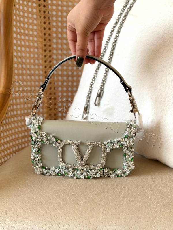 Valentino Shoulder Bag SB-7830 – Silver