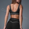 Alo Two-Piece Activewear Set TS-8742 – black